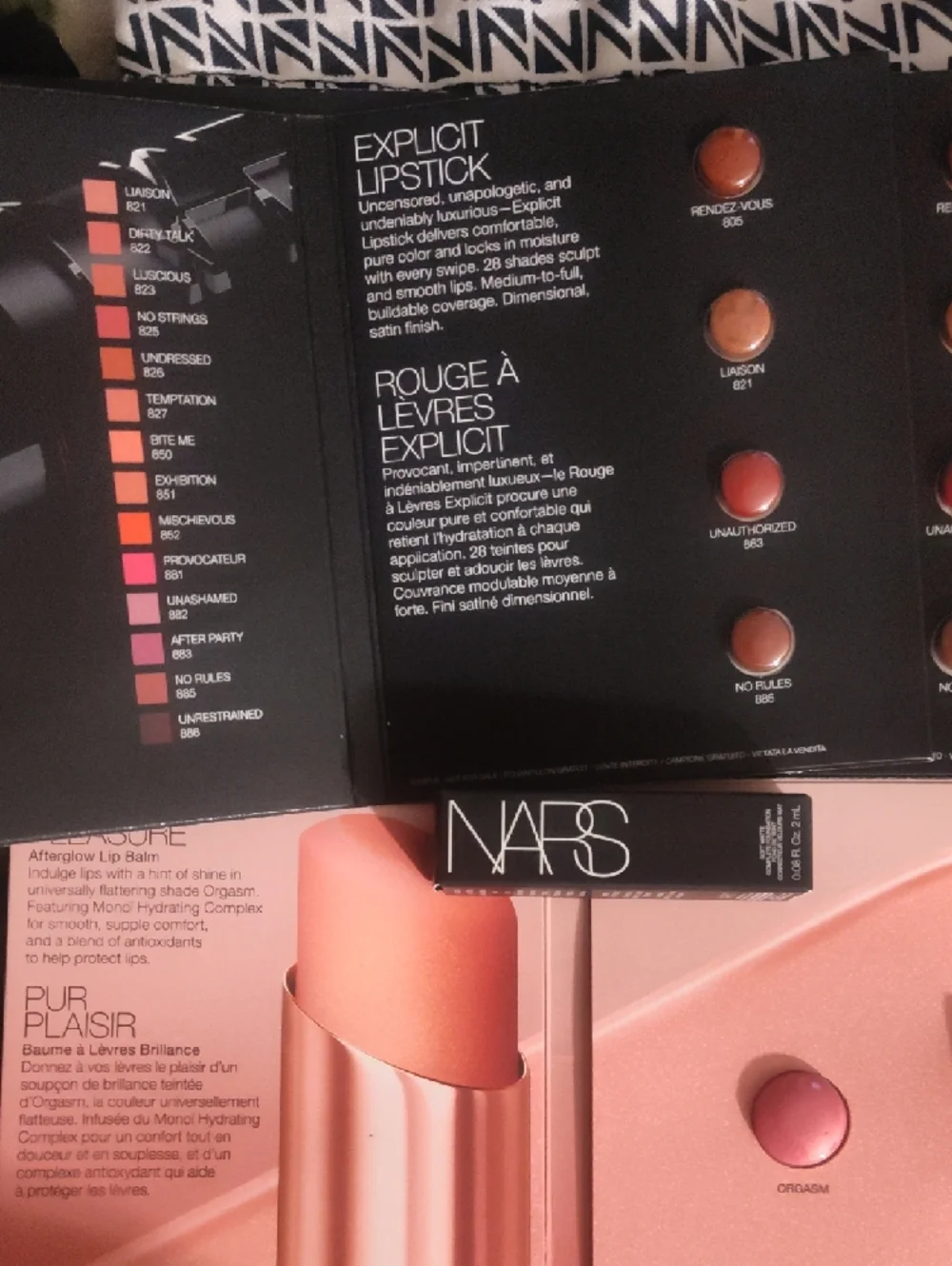 5 For $25 NARS Mini Fountain/ Lipstick Sample Bundle - Picture 3 of 7